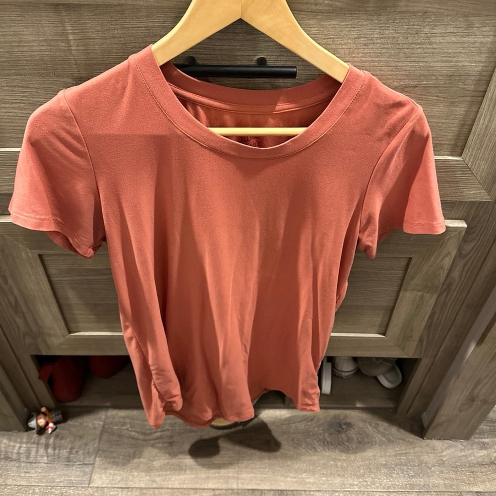 Peach colored top